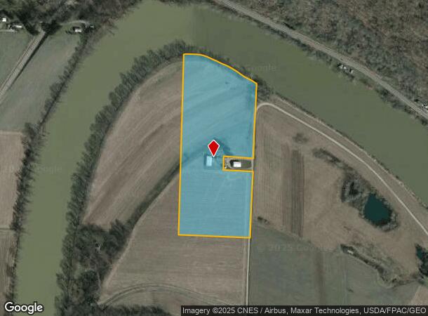  10575 Muskingum River Rd, Lowell, OH Parcel Map