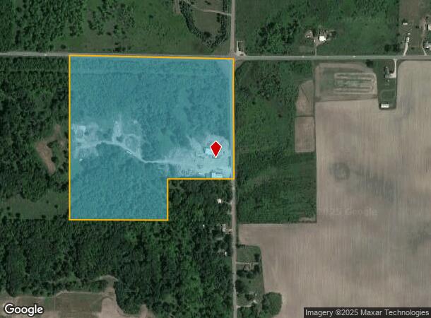  5095 N Custer Rd, Fountain, MI Parcel Map