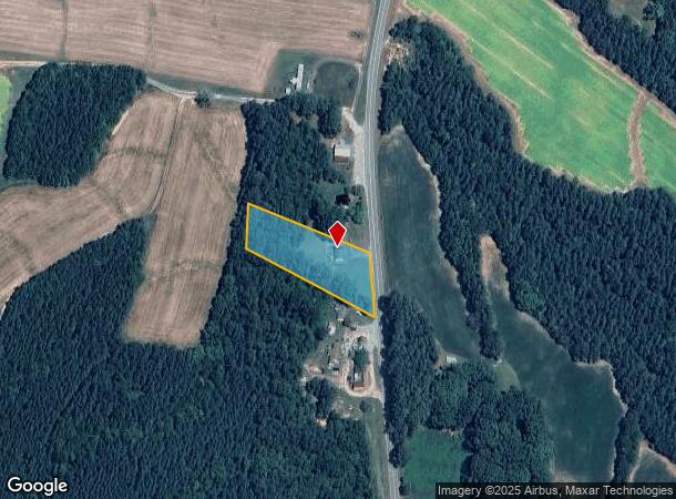 1600 Barnesville Hwy, Wylliesburg, VA Parcel Map