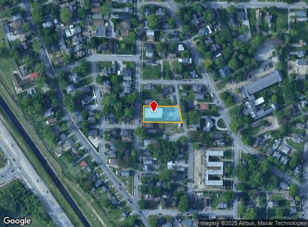  1320 Parrett St, Evansville, IN Parcel Map