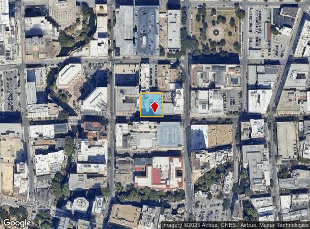 219 E Houston St, San Antonio, TX Parcel Map