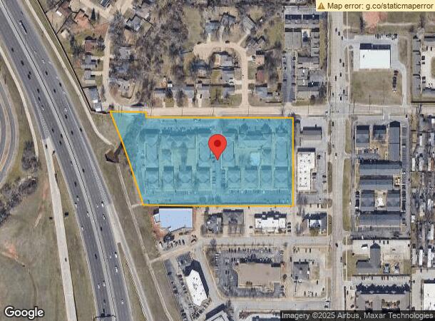  2500 W Brooks St, Norman, OK Parcel Map