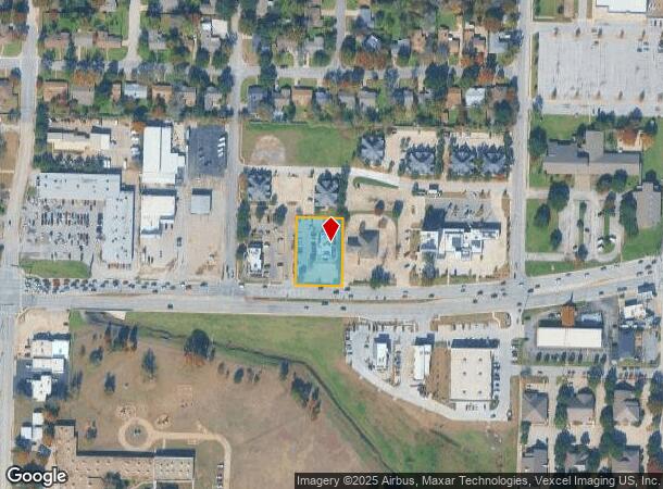1550 W University Dr, Denton, TX Parcel Map