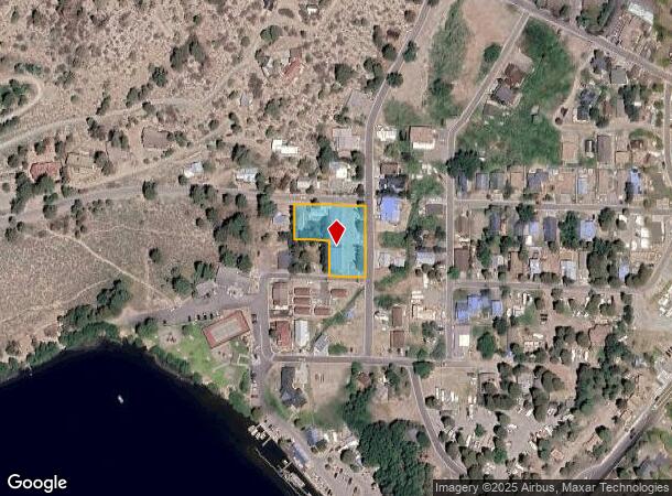 132 Bruce St, June Lake, CA Parcel Map