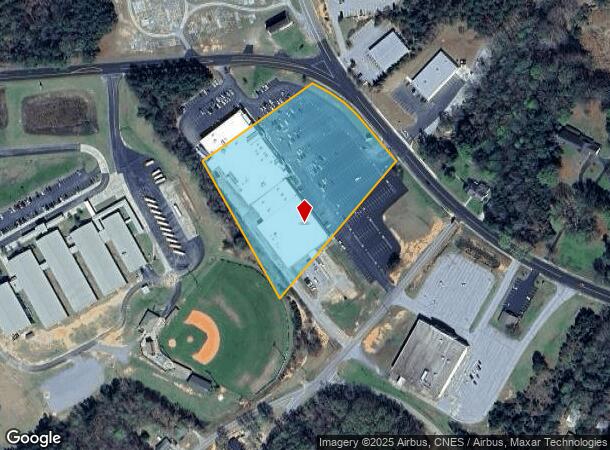1503 N Main St, Abbeville, SC Parcel Map