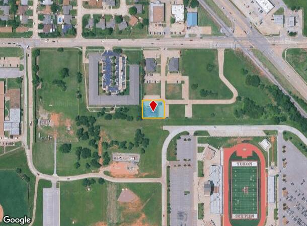  1340 Crop Cir, Yukon, OK Parcel Map