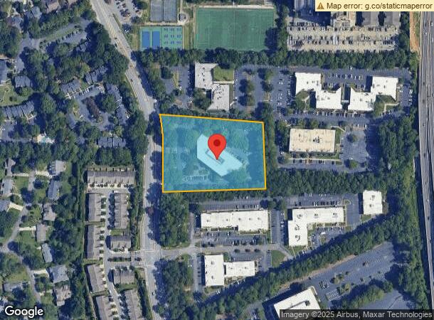  5871 Glenridge Dr, Atlanta, GA Parcel Map