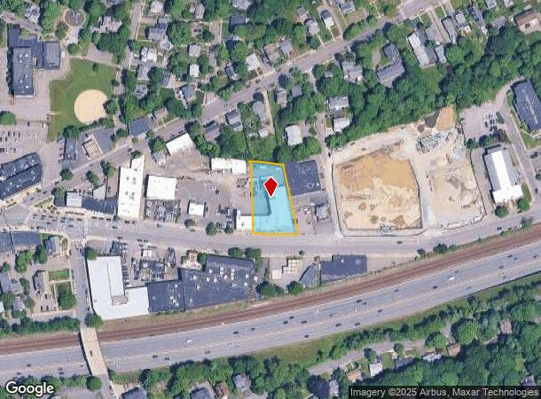  1203 Washington St, West Newton, MA Parcel Map
