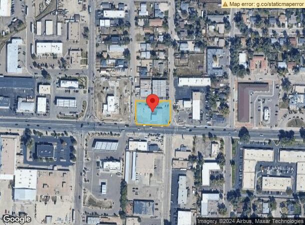  712 E Fillmore St, Colorado Springs, CO Parcel Map