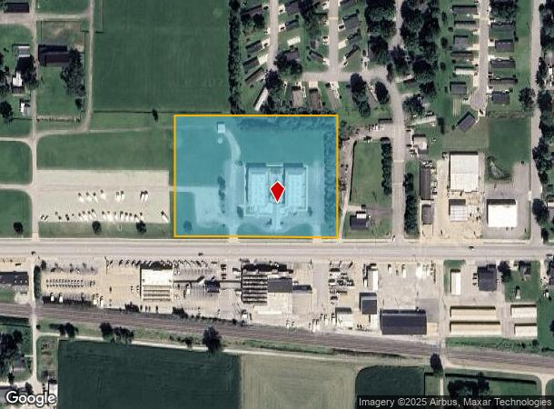  1202 W Market St, Nappanee, IN Parcel Map