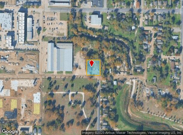 818 E Sycamore St, Denton, TX Parcel Map