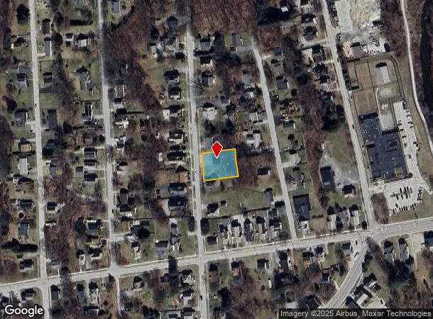 42 Evergreen Ave, Rutland, VT Parcel Map