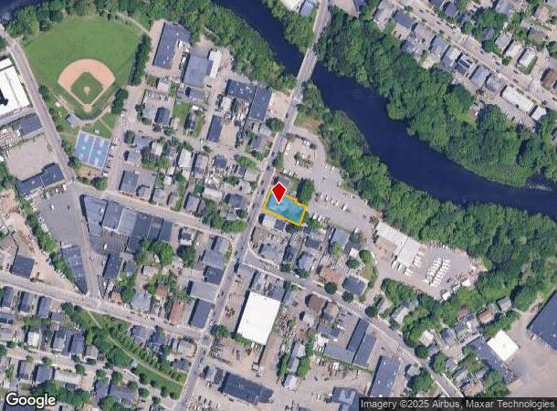 172 Newton St, Waltham, MA Parcel Map