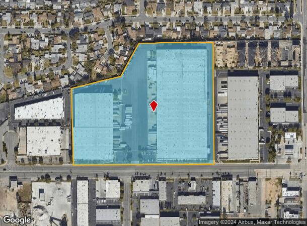  14001-14007 Rosecrans Ave, La Mirada, CA Parcel Map