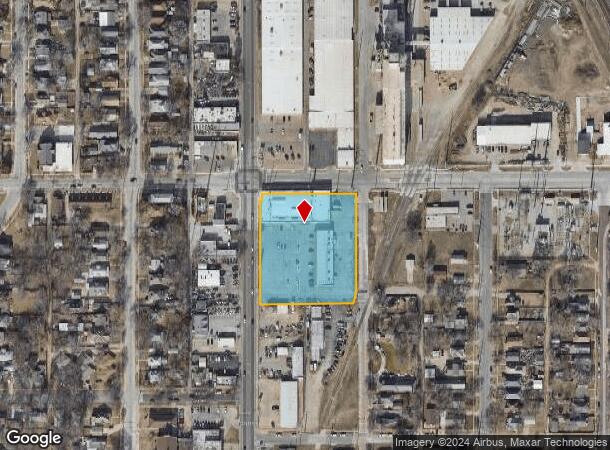  1750 N Broadway Ave, Wichita, KS Parcel Map