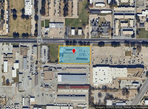  1100 W Arkansas Ln, Arlington, TX Parcel Map