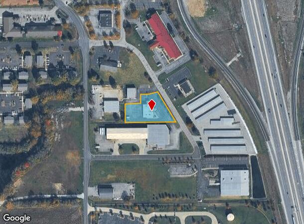  2141 Holiday Ln, Franklin, IN Parcel Map