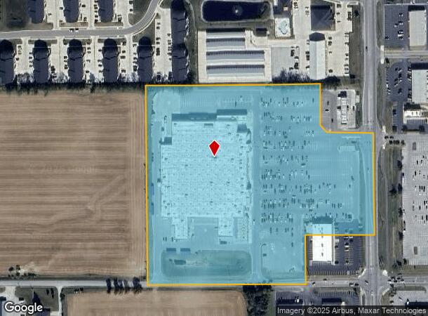  2100 N Main St, Bluffton, IN Parcel Map