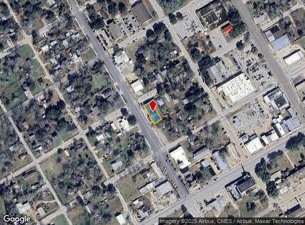  213 W Cypress St, Edna, TX Parcel Map