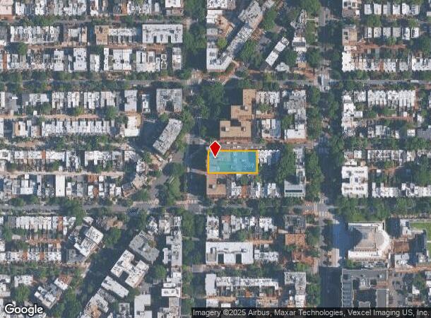  1815 17Th St Nw, Washington, DC Parcel Map
