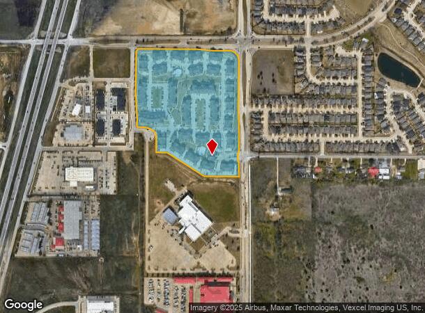 11401 N Riverside Dr, Keller, TX Parcel Map