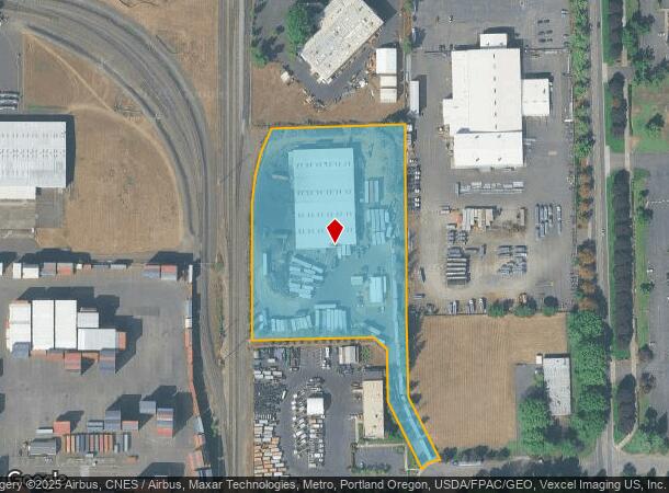  9333 N Harborgate St, Portland, OR Parcel Map