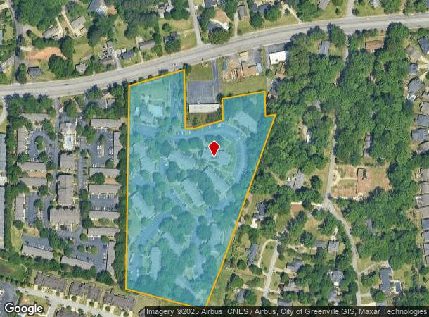  2950 E North St, Greenville, SC Parcel Map