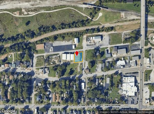  838 W Olive St, Springfield, MO Parcel Map