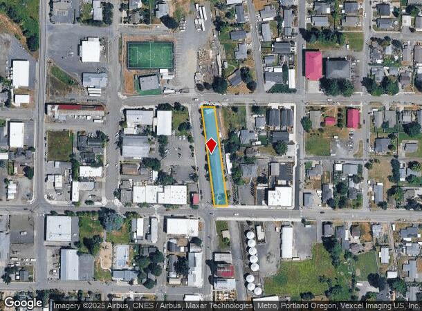  120 S Pine St, Carlton, OR Parcel Map