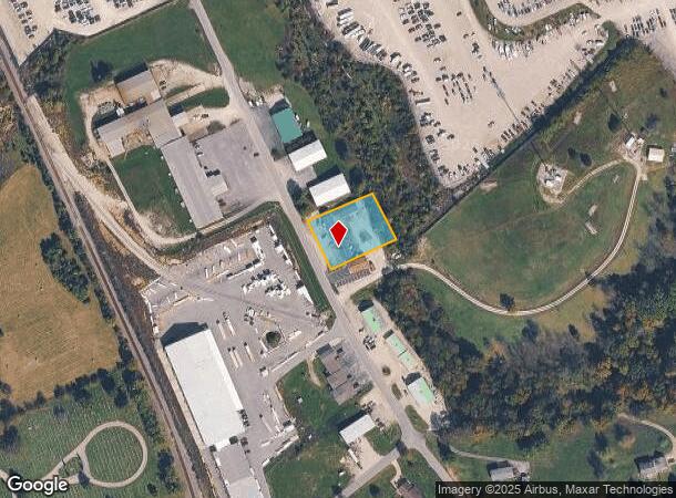  1020 Industry Rd, Lawrenceburg, KY Parcel Map