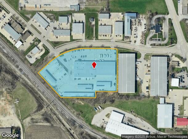  1707 E Hamilton Rd, Bloomington, IL Parcel Map
