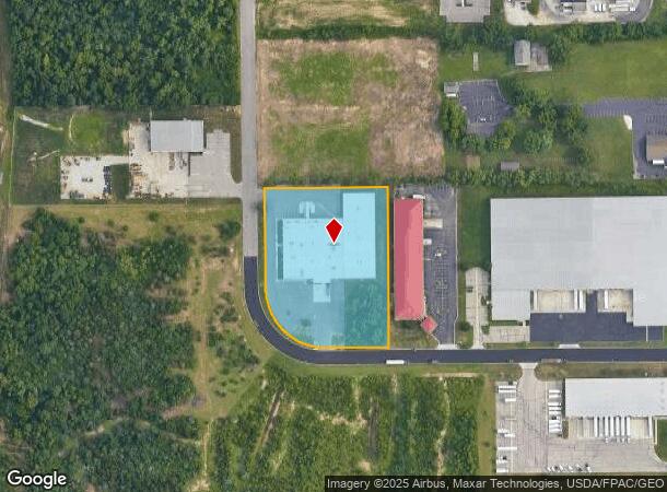  1170 Industrial Park Dr, Vandalia, OH Parcel Map