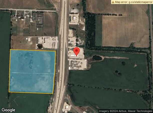  1301 N Stemmons St, Sanger, TX Parcel Map