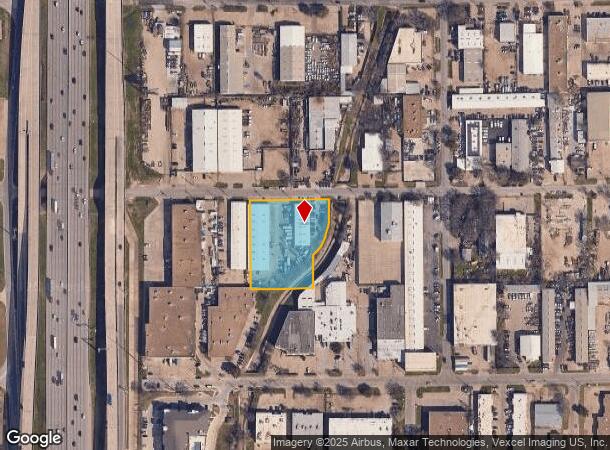  2440 Merrell Rd, Dallas, TX Parcel Map