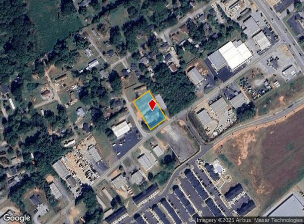  210 Giles Dr, Boiling Springs, SC Parcel Map