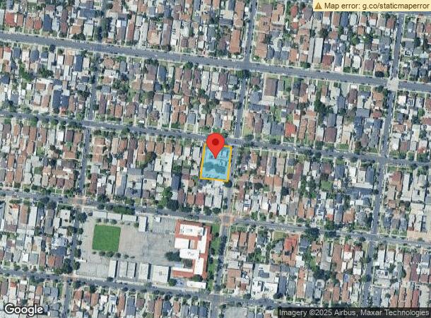  5601 Fishburn Ave, Maywood, CA Parcel Map