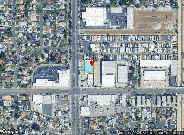 7626 Balboa Blvd, Van Nuys, CA Parcel Map