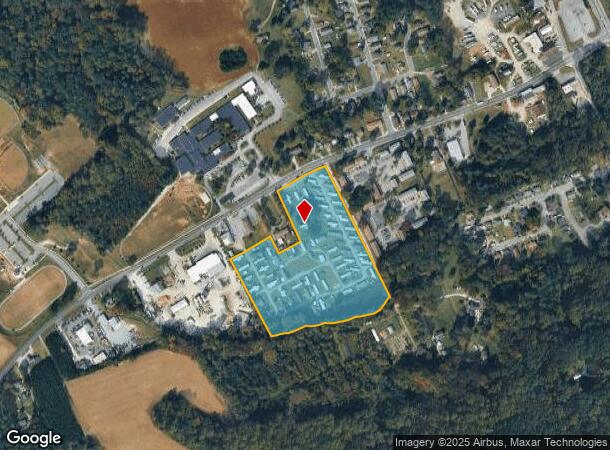 825 W Main St, Smithfield, VA Parcel Map