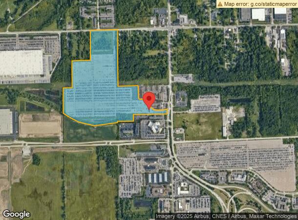  7782 Merriman Rd, Romulus, MI Parcel Map