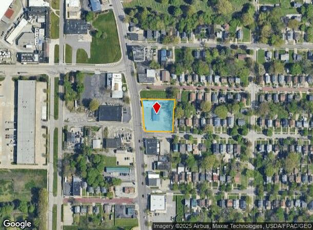  1465 S Main St, Akron, OH Parcel Map