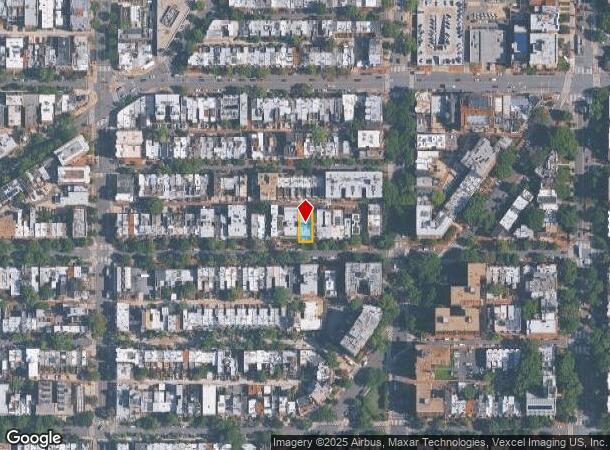  1721 T St Nw, Washington, DC Parcel Map