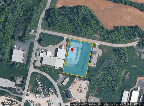 1355 Enterprise Ln, Xenia, OH Parcel Map