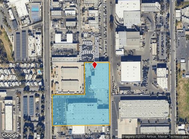  17332 Gothard St, Huntington Beach, CA Parcel Map