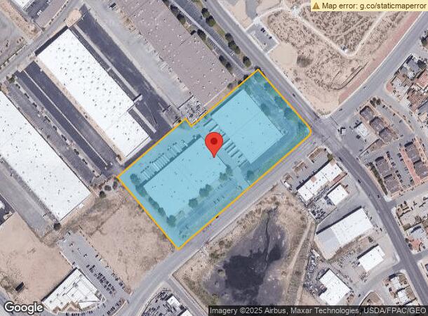  11560 Rojas Dr, El Paso, TX Parcel Map