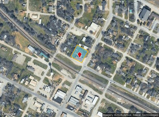  201 N Wickham St, Alvord, TX Parcel Map