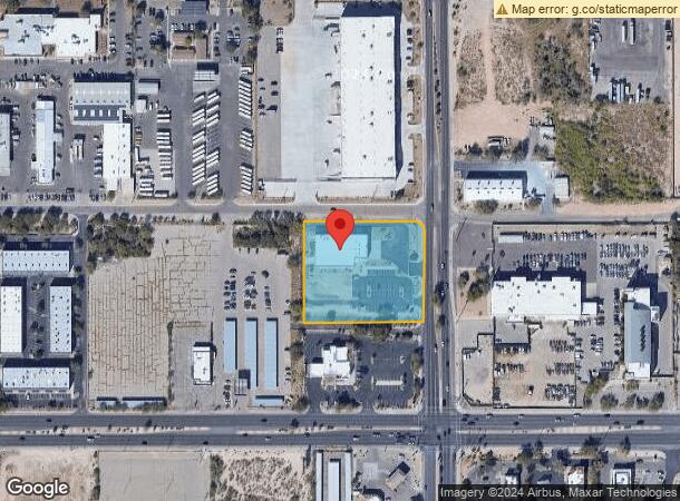  6424 S Tucson Blvd, Tucson, AZ Parcel Map