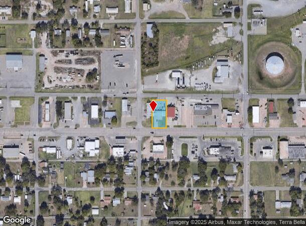 1308 E Main St, Cushing, OK Parcel Map