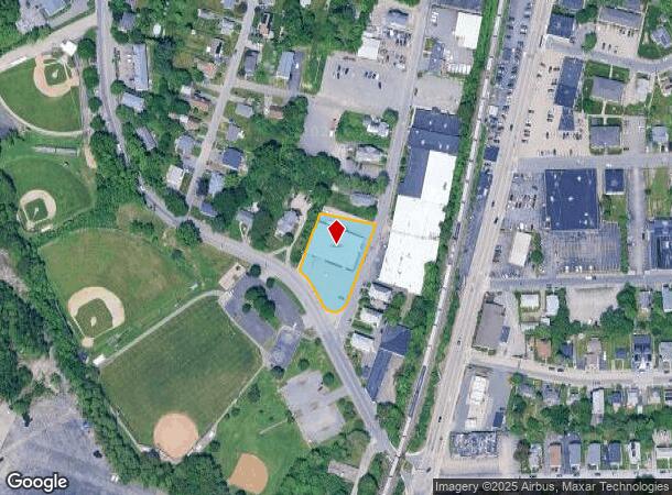  16 Brooks St, Worcester, MA Parcel Map