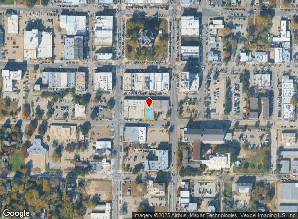  109 E Walnut St, Denton, TX Parcel Map