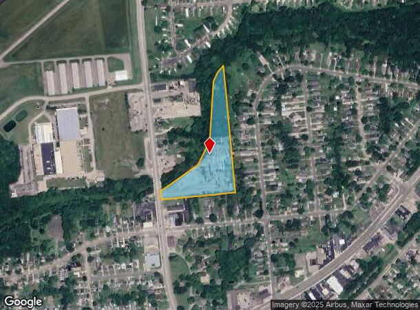  1712 Germantown Rd, Middletown, OH Parcel Map